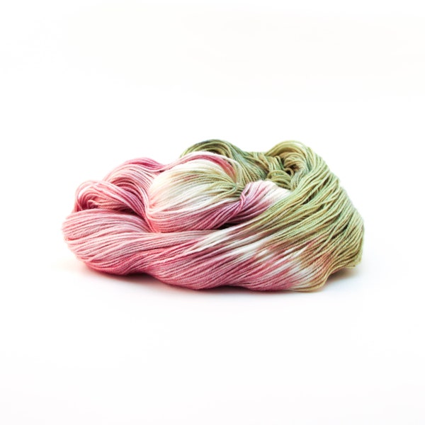 ROSEBUD Muted Pastels hand dyed yarn - choose your base (sock, mohair, dk, bulky, worsted)