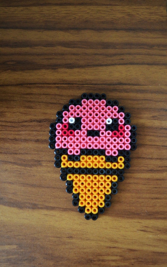 Kawaii Ice Cone In Hama Beads Cute Kawaii Ice Cream Cone In Etsy