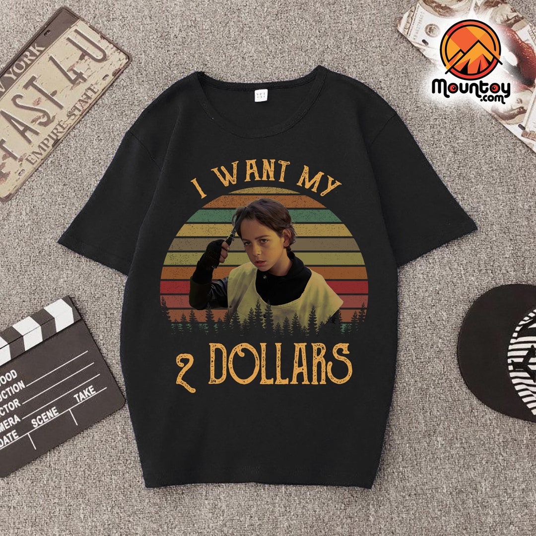 thumbnail interactive-video image 1 of Better Off Dead 'I Want My 2 Dollars!' Vinyl Sticker - Vintage 6x3 Custom Decal 1 of 4