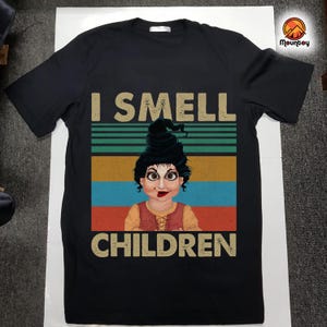 I Smell Children, Mary Sanderson Witch Halloween Gift Retro Vintage shirt