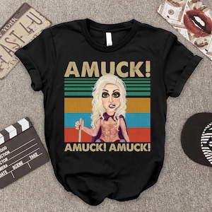 Amuck! Amuck! Amuck! Sarah Sanderson Witch Halloween  Retro Vintage shirt
