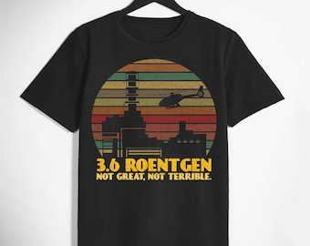 Dyatlov 3.6 Roentgen Not Great Not Terrible, Elements of Chernobyl Retro Vintage T-Shirt