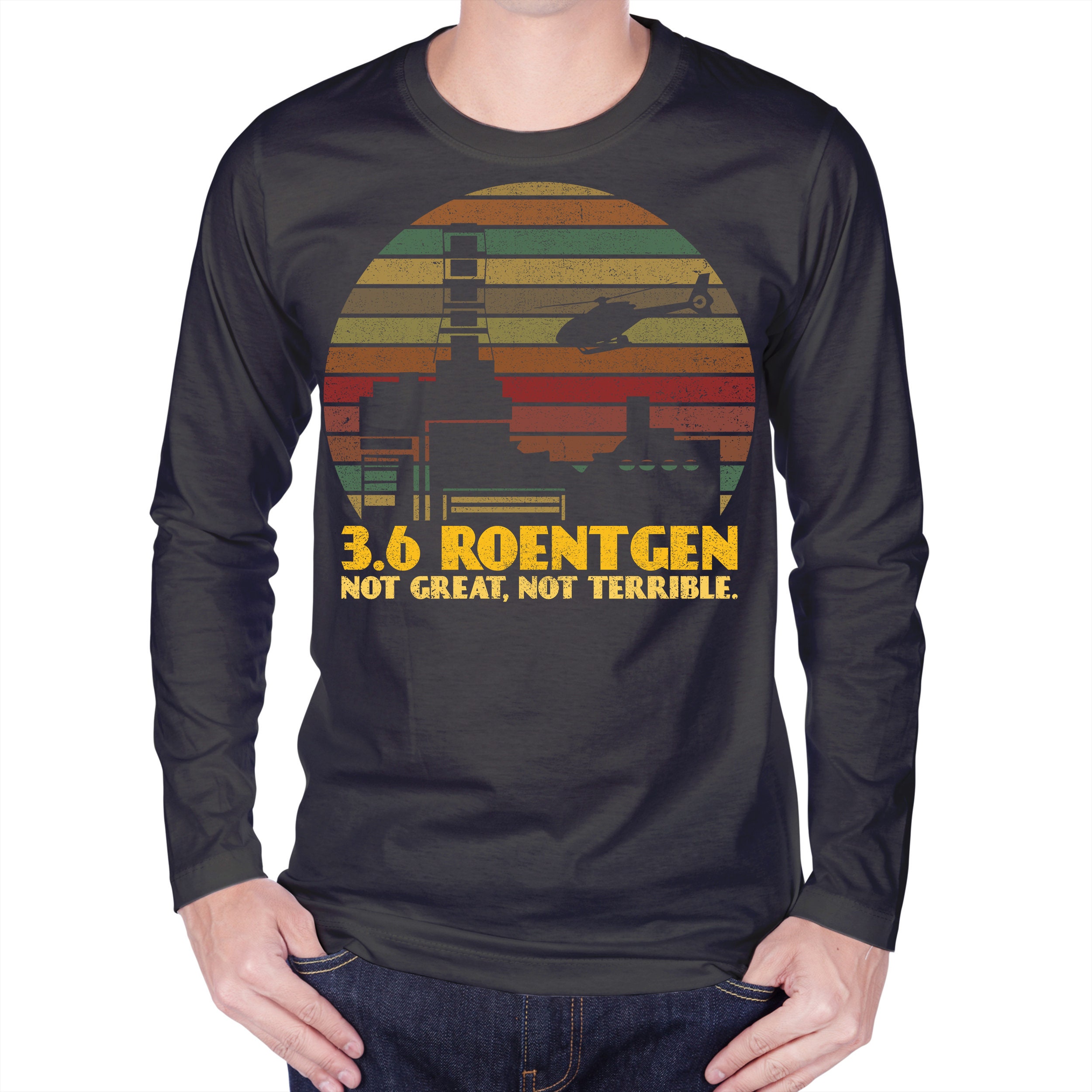 Dyatlov 3.6 Roentgen Not Great Not Terrible, Elements Of Chernobyl Retro Vintage TShirt