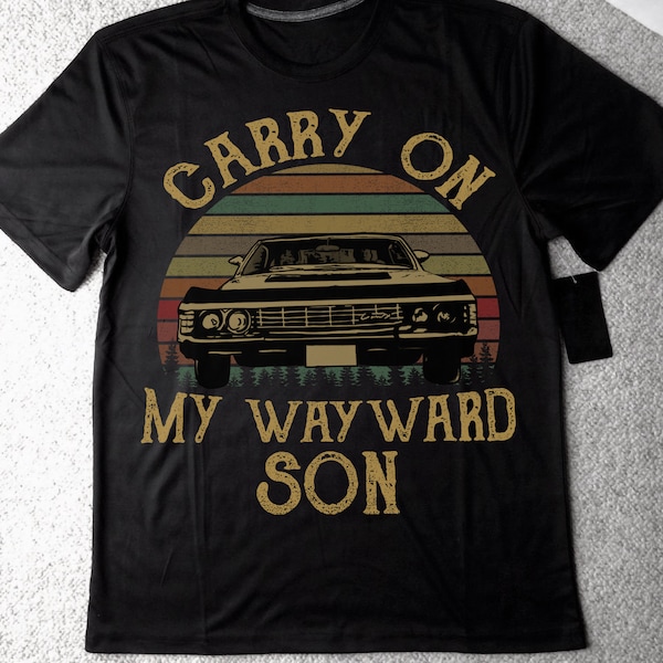 Carry On My Wayward Son Sunset Vintage Shirt