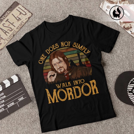 one does not simply walk into mordor gif