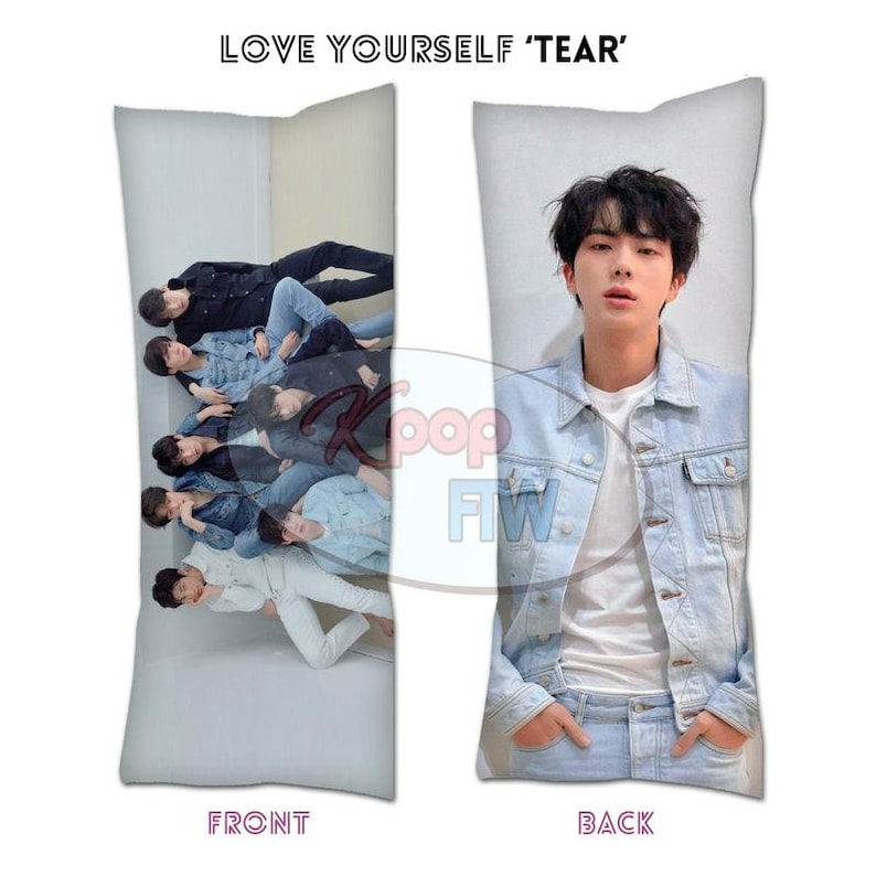 BTS Love Yourself 'Tear' Jin Body jungkook body pillow cover