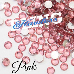 Pink • SS10/SS16 • Resin "Jelly" Flat Back Rhinestones •(approx.5,000)