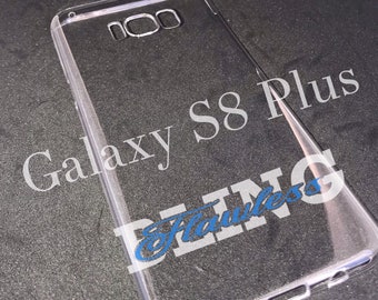 Samsung Galaxy S8 Plus Clear Phone Case Blank, DIY Phone Case for Decoden, Rhinestones, Vinyl and Custom Crafting