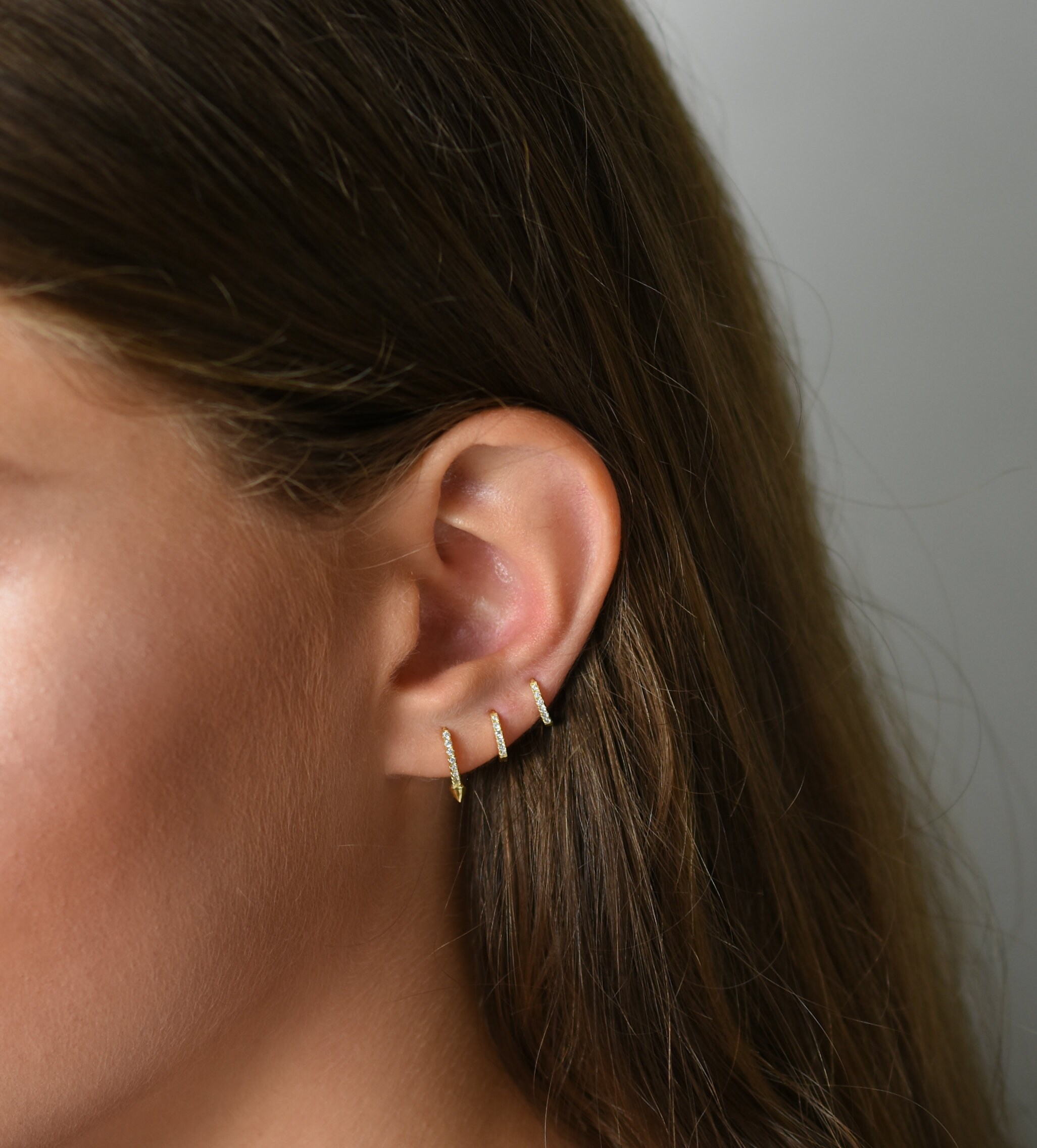 Small hoop earrings, huggie hoop earrings, huggie hoops, Dainty earri…