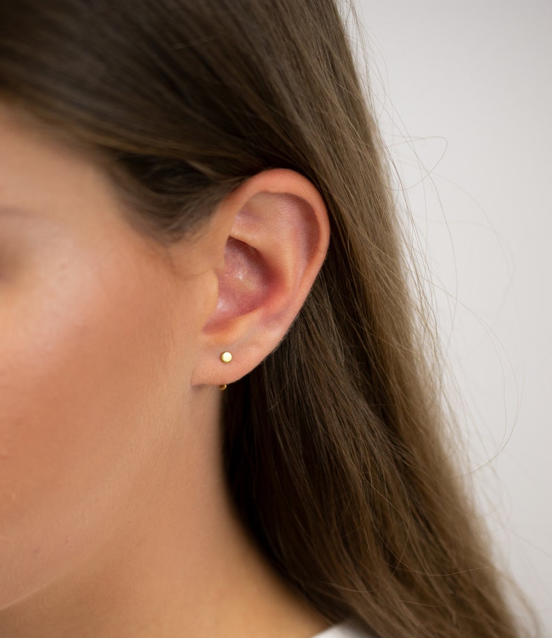 Mini Hoops Hug Hoop Sleeper Earring Open Hoops Tiny Hoops Etsy Canada