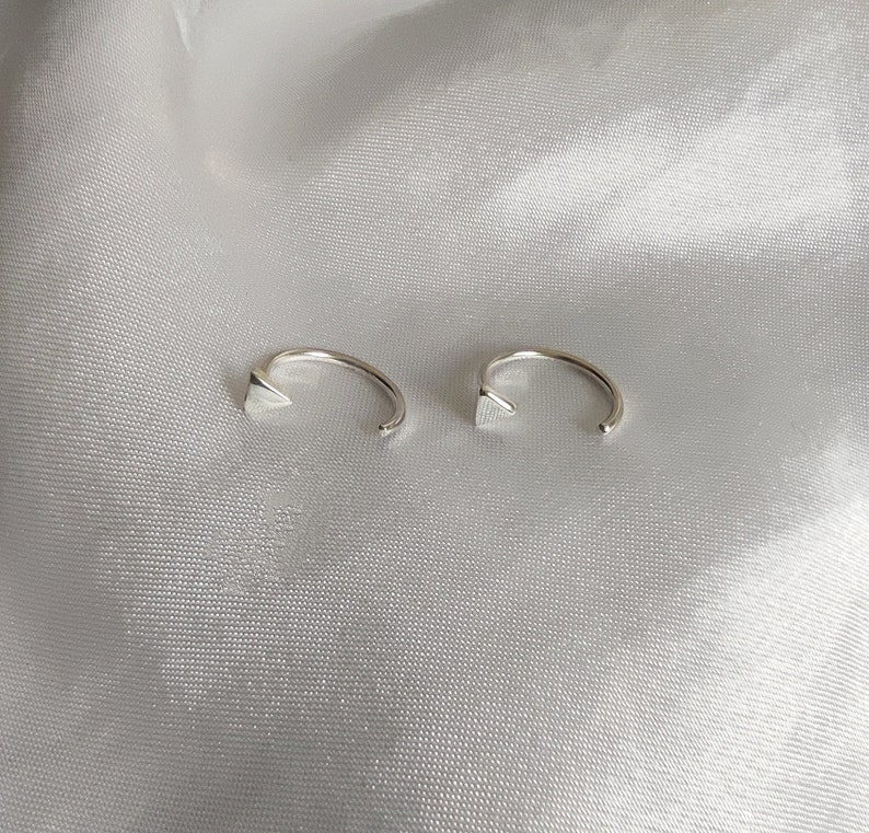 Mini Hoops Hug Hoop Sleeper Earring Open Hoops Tiny Hoops Etsy Canada