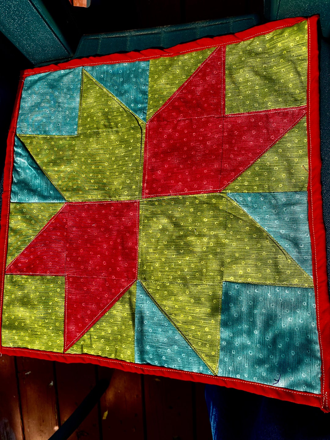 Placemat Centerpiece Placemat Multi Color Solid Etsy