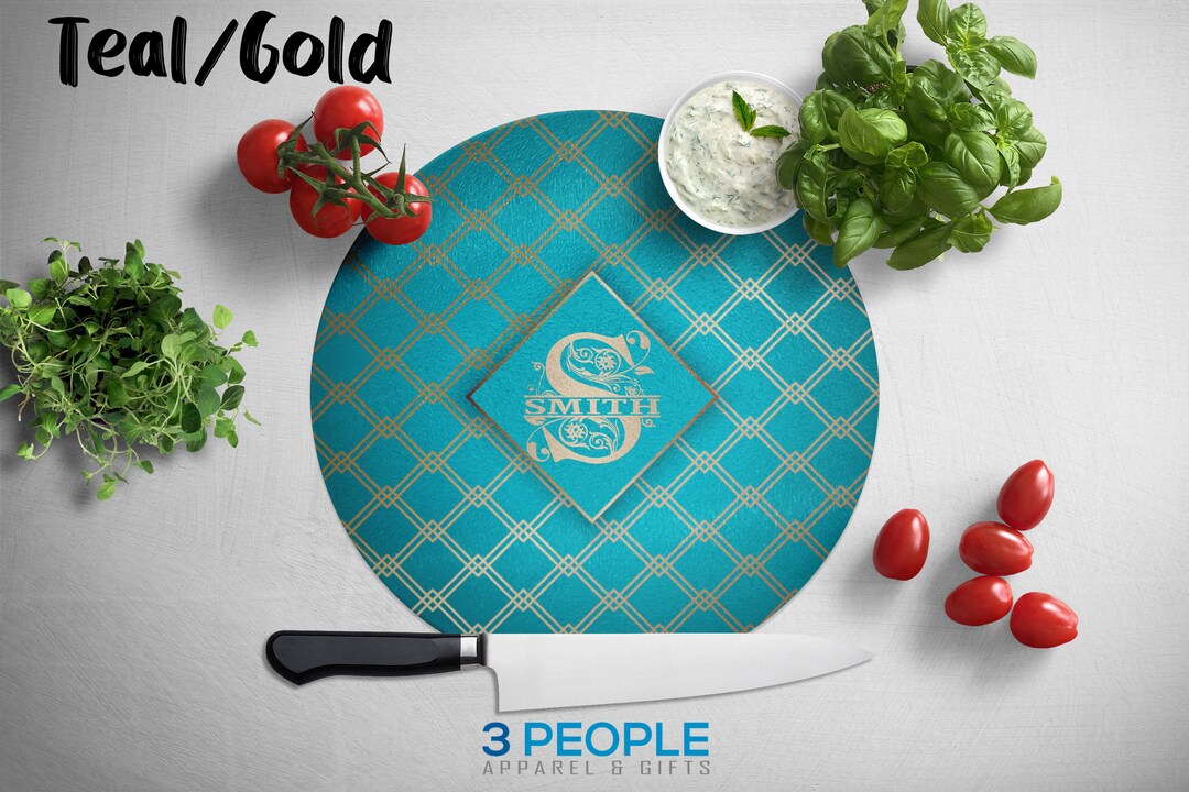 Round Glass Cutting Board Custom Glass Cutting Board Etsy