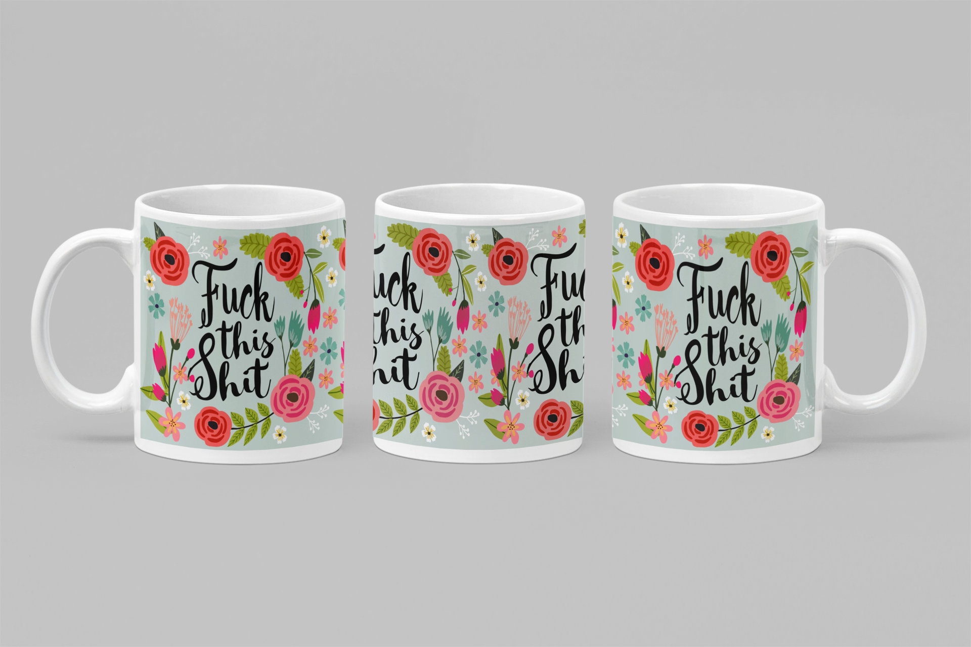 Fuck This Shit Coffee Mug Adult Foul Language Mug Gag Gift Funny Coffee