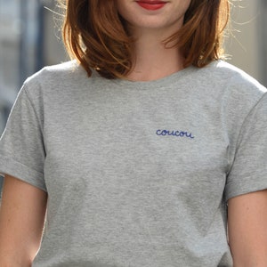 Cuckoo hand embroidered t-shirt