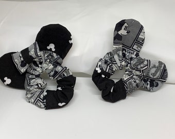 Mickey or Minnie Scrunchies
