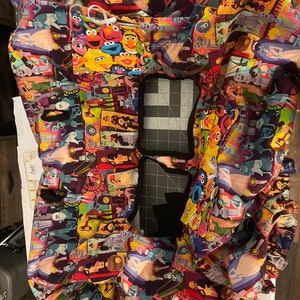 shopping cart cover reversible
