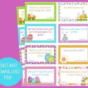 Plus de 50 blagues de Pâques | imprimables pour boîte à lunch | Blagues de Pâques à imprimer | Blagues de Pâques pour les enfants | Notes amusantes pour boîte à lunch et garnitures de panier de Pâques
