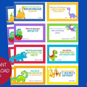 66 blagues sur les dinosaures pour enfants | blagues boîte à lunch pour enfants | Blagues à imprimer sur la boîte à lunch pour enfants | Blagues sur la boîte à lunch des dinosaures | Notes sur le thème des dinosaures