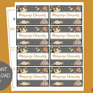 50 cartas de charadas para matrimonios / Cartas de charadas / Charadas para adultos / Juegos de matrimonio / Juegos de despedida de soltera / Juegos de despedida de soltera