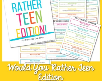 100 Would You Rather Questions for Teens |