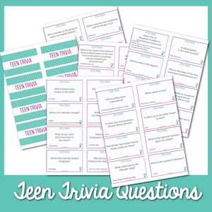 100 Teen Trivia Questions