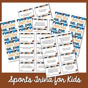 50 Sports Trivia Questions | Printable Sports Trivia | Sports-Themed Trivia Game | Trivia Game for Sports Fans | Sports Quiz | Trivia Game