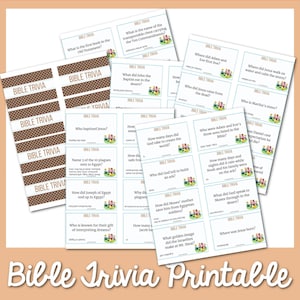 Christmas Bible Trivia Questions For Kids Sunday School Etsy
