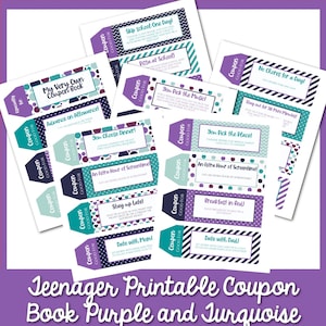 39 Gutscheine für Tweens | Druckbare Gutscheine für Preteens | Tween Couponbuch | Druckbare Gutscheine für Tweens & Preteens | Belohnung durch Geschenkideen