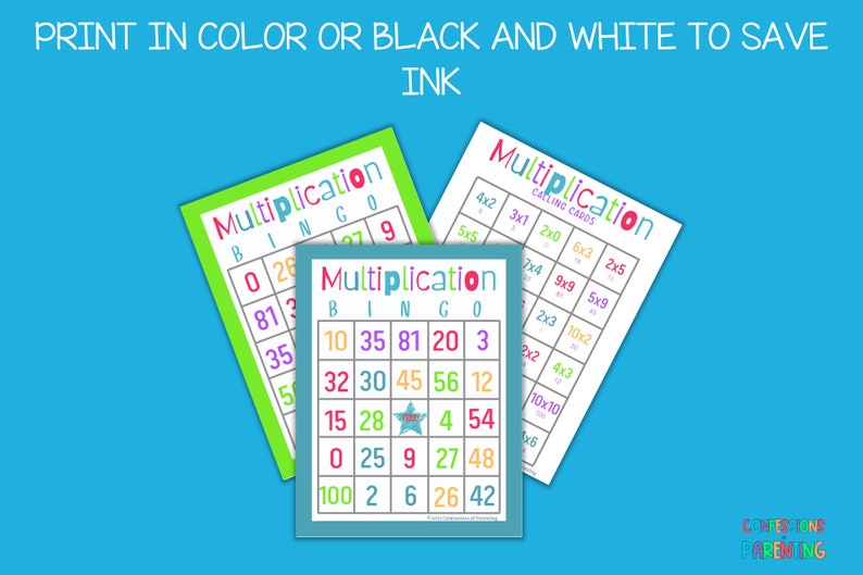 Multiplication Bingo| Bingo for the Classroom| Math Bingo| Bingo for ...