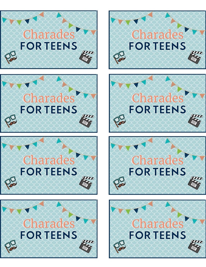100+ Charades for Teen| Fun Activities for Indoor &amp; Outdoor Games| Teen ...