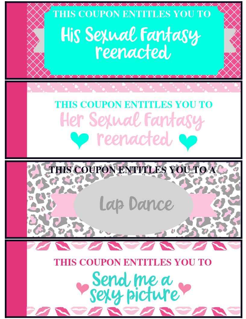 52 Printable Naughty Coupons Naughty Coupon BookCoupons Gifts 52 Printable Naughty Coupons Naughty Coupon BookCoupons Gifts