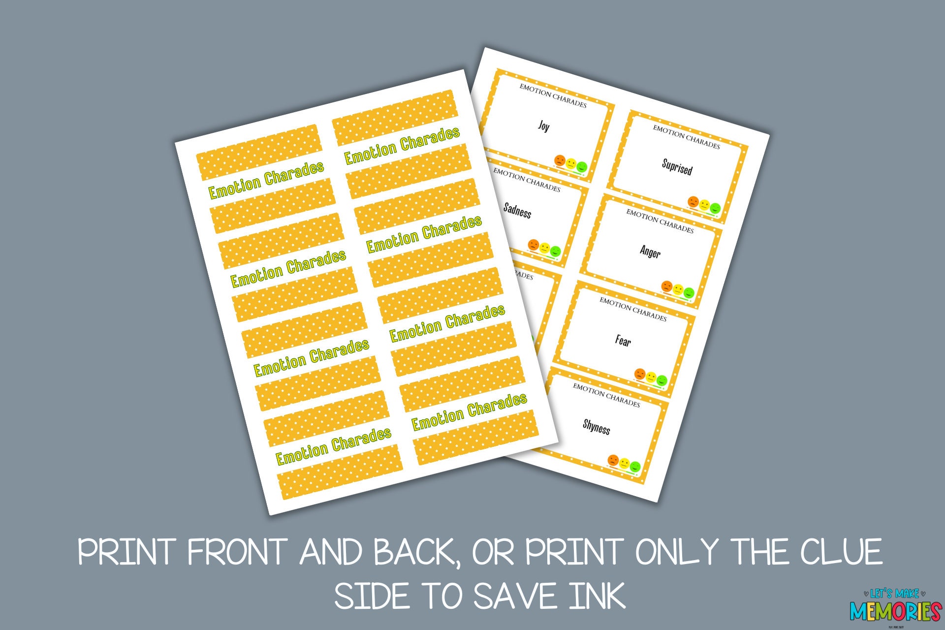 48-emotion-charades-feelings-charades-feelings-charades-classroom-activity-printable-emotions-charades-game-cards-etsy for Free Printable Feelings Charades Cards 48 Emotion Charades | Feelings Charades | Feelings Charades | Classroom Activity | Printable Emotions Charades Game Cards| - Etsy for Free Printable Feelings Charades Cards