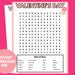 Valentine's Day Bingo Card Valentine Themed Bingo Game for Kids ...