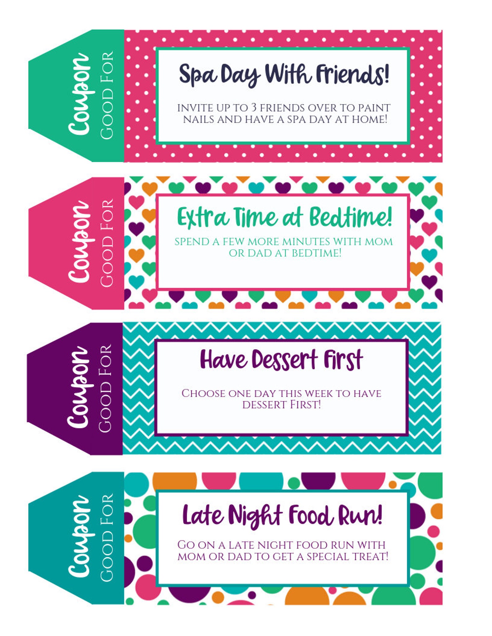 39 Printable Coupons for Tweens and Teenagers, Gifts for Teenagers