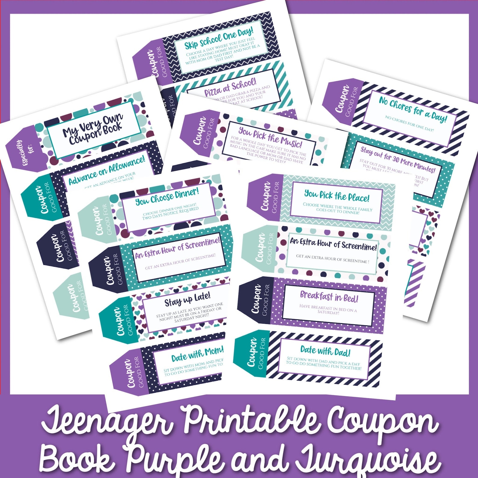 39 Printable Coupons for Tweens and Teenagers, Gifts for Teenagers