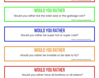 60 Would You Rather Questions For Teens For A Super Fun Time