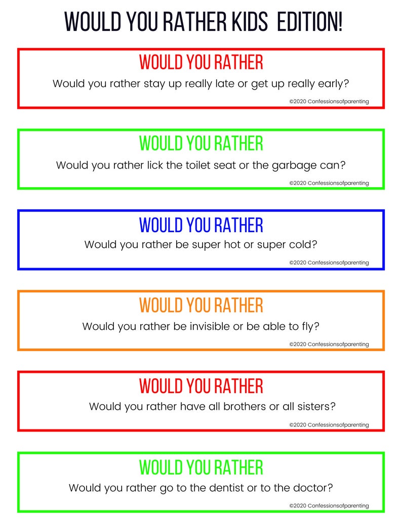 gross would you rather questions
