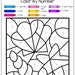 6 Summer Color by Number| Summer-themed Color by Number| Beach ...