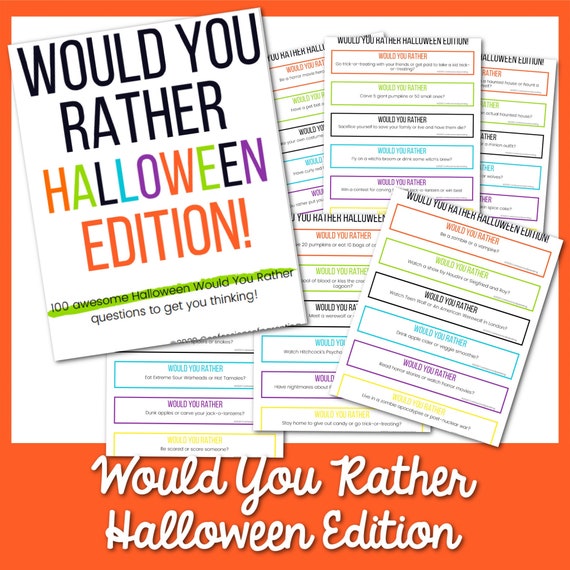 Halloween Would You Rather? - Interactive Game