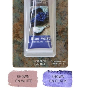 Finnabair Opal Magic Wax – Blue Velvet | Iridescent Color-Shifting Decor Wax | Art Alchemy Furniture Wax for Moulds, Crafts & DIY Projects
