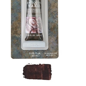 Mahogany - Finnabair Art Alchemy Antiquing Wax Paste - Decor Furniture Wax - Mixed Media Decor Wax 20ml
