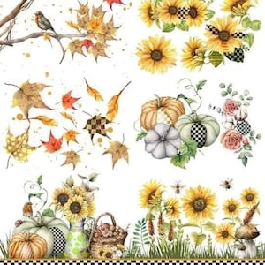 Fall Into Whimsy A1 Artisan Decor Transfer - Wrijf op Image Transfer - Mint van Michele en Grace by Design Transfer