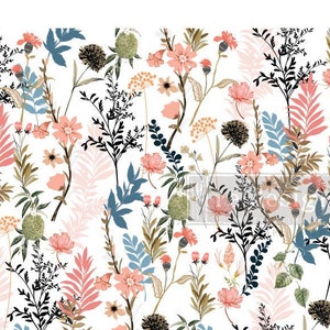 Pretty Meadows reDesign Decoupage Carta velina - 1 foglio 19" x 30"