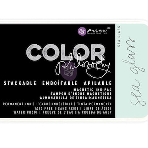 Encre permanente Colour Philosophy - Encre imperméable - Encre sans acide - Collection Art Philosophy - Encre pour tampons décoratifs clairement alignés