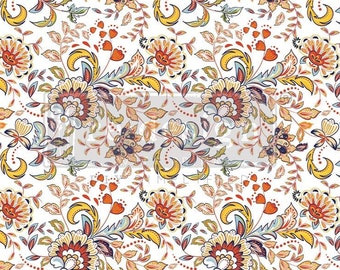 Tangerine Frühling Decoupage DekorPapier von reDesign - Möbel Decoupage Papier - 1 Bogen - 19" x 30"