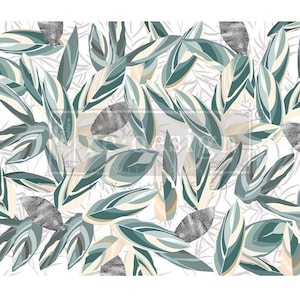 Stralend eucalyptus decoupage decoupage papieren zakdoekje van reDesign - meubeldecoupagepapier - 1 vel - 19 x 30 inch