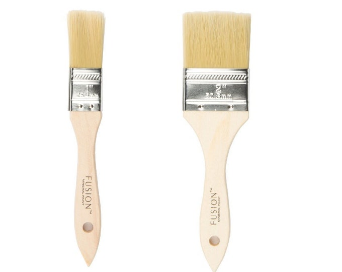 Fusion Flat Paint Brush: Glaze & Blending, 1" or 2", Canadian Made