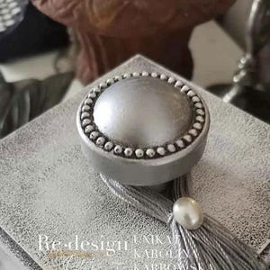 Pearl Inlay Knob Silicone Mould: DIY Cabinet Hardware