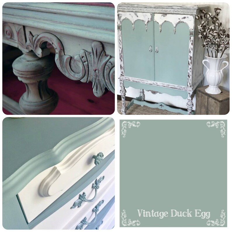 Vintage Duck Egg Wise Owl Paint Pints 16oz Synthetic Chalk ...